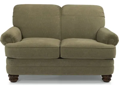 Bay Bridge Leather Loveseat