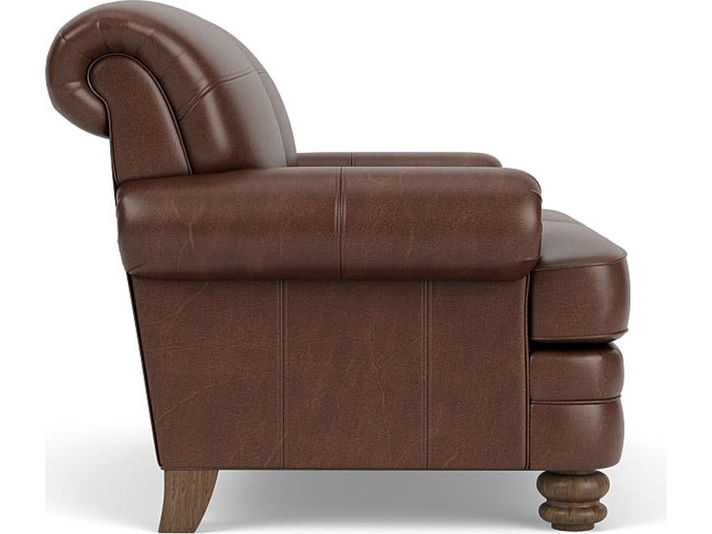 Bay Bridge Leather Loveseat - image 2