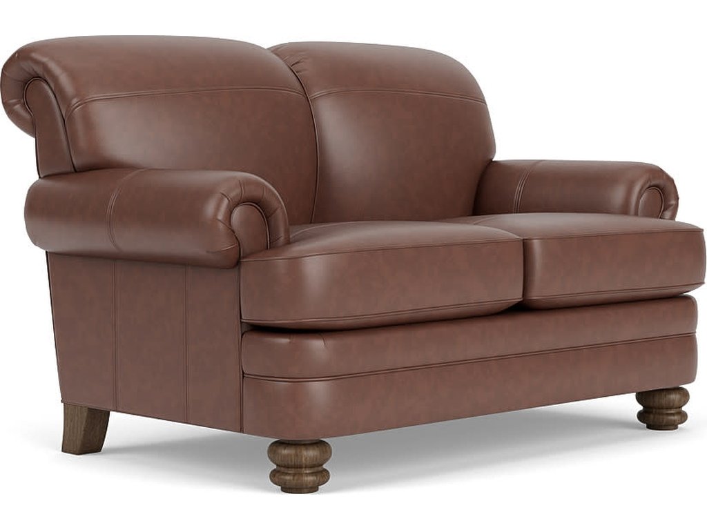 Bay Bridge Leather Loveseat - image 3