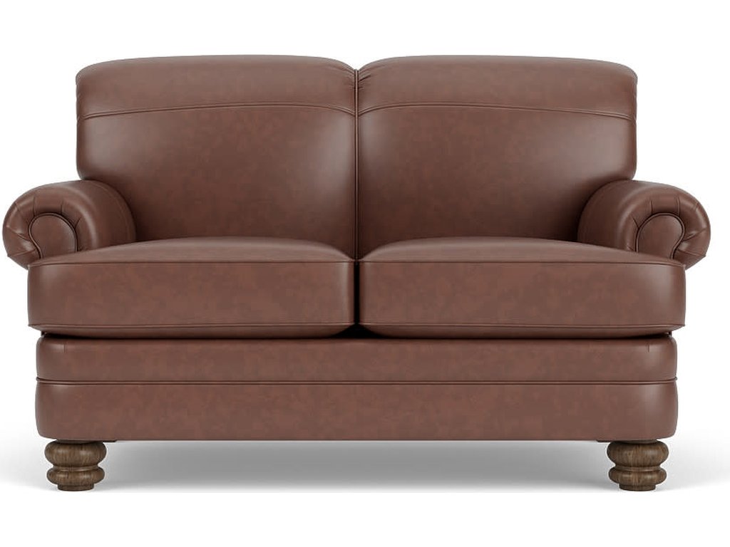 Bay Bridge Leather Loveseat - image 4