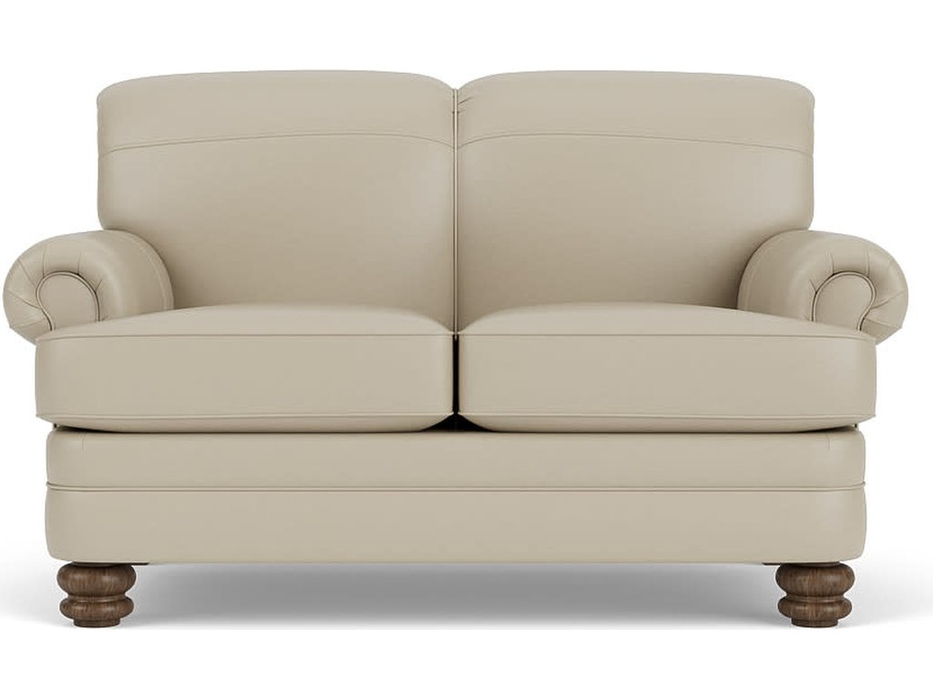 Bay Bridge Leather Loveseat - image 5