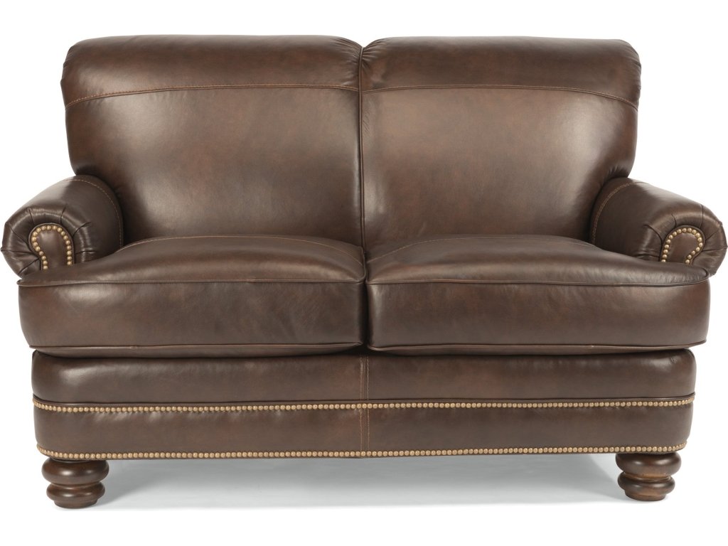 Bay Bridge Leather Loveseat - image 1