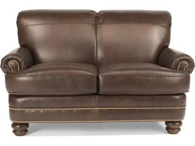 Bay Bridge Leather Loveseat - Alternative View