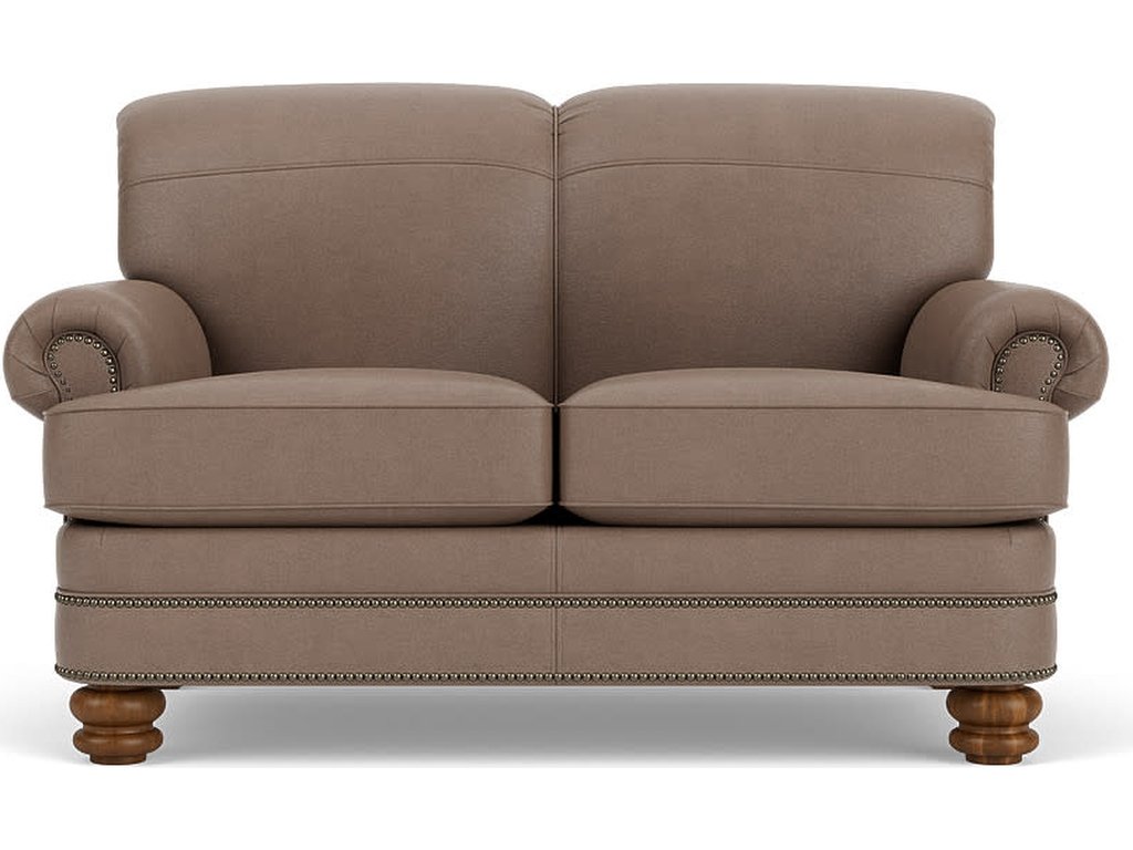 Bay Bridge Leather Loveseat - image 6