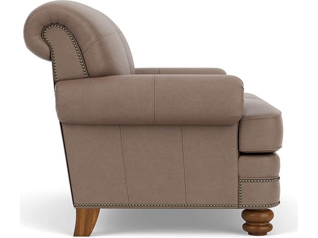 Bay Bridge Leather Loveseat - image 7