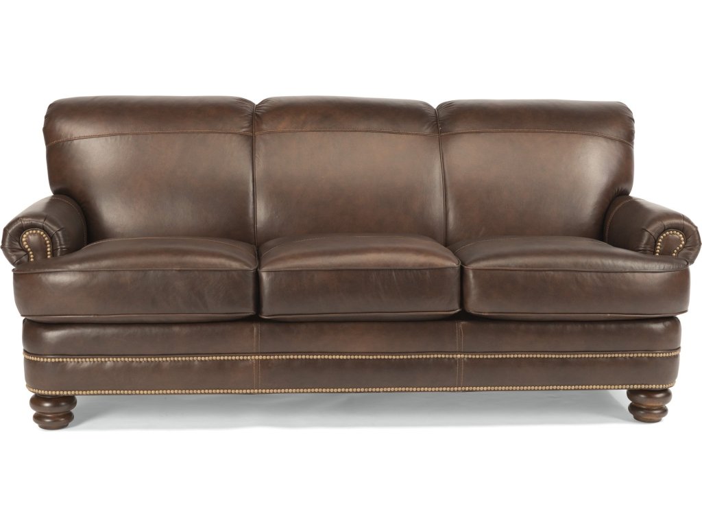 Bay Bridge Leather Sofa - image 1