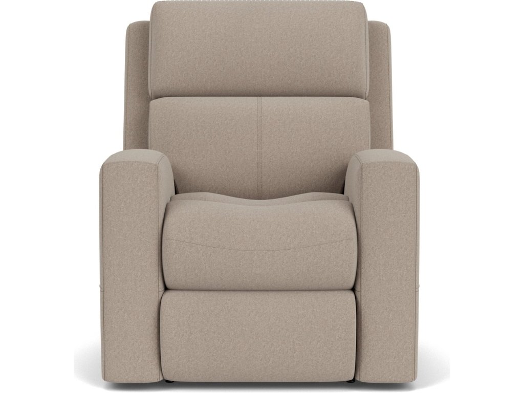 Score Leather Power Recliner with Power Headrest & Lumbar - image 7
