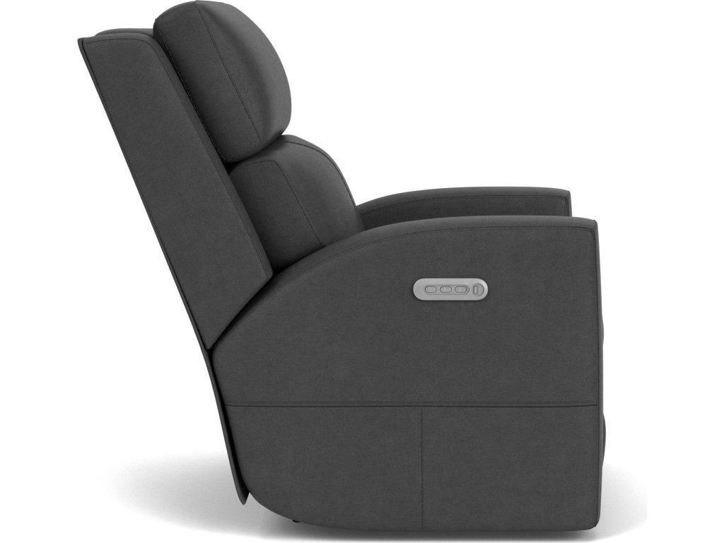 Score Leather Power Recliner with Power Headrest & Lumbar - image 8