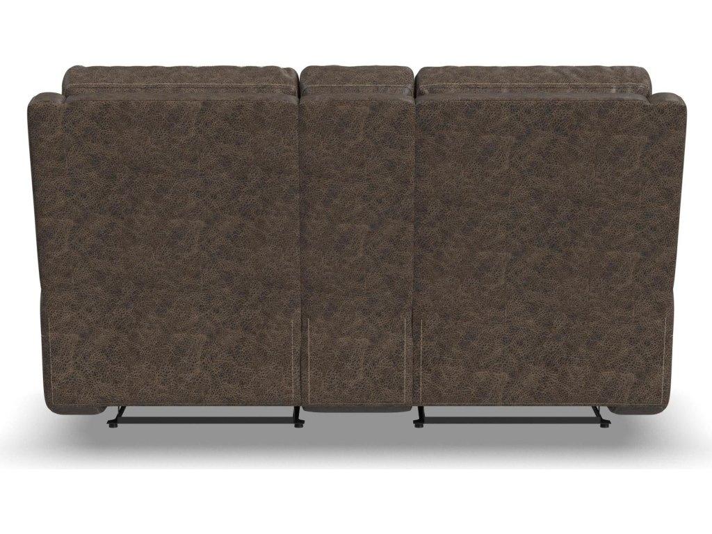 Score Leather Power Reclining Loveseat with Console & Power Headrests & Lumbar - image 12