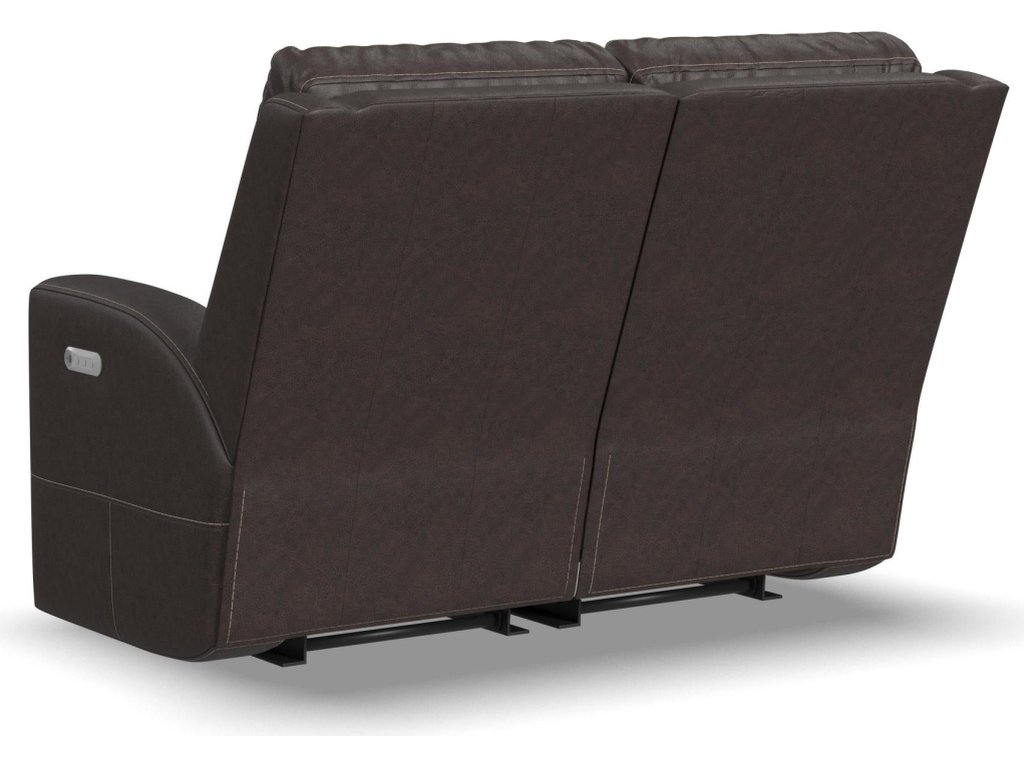 Score Leather Power Reclining Loveseat with Power Headrests & Lumbar - image 17