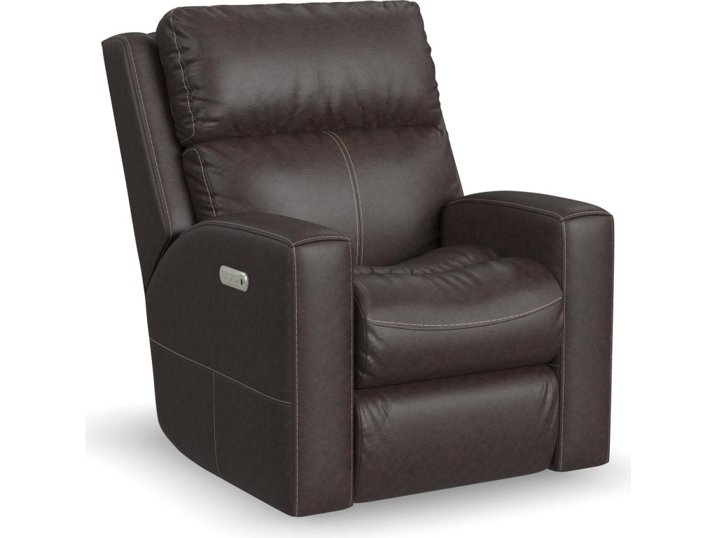 Score Leather Power Reclining Loveseat with Power Headrests & Lumbar - image 5