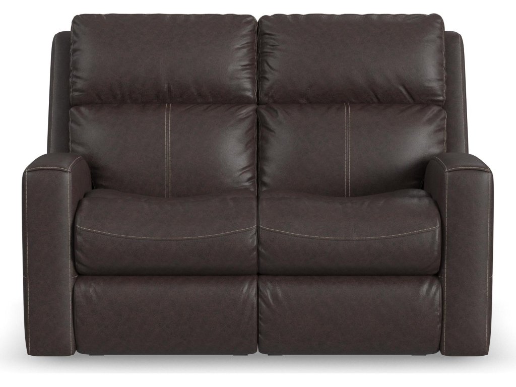 Score Leather Power Reclining Loveseat with Power Headrests & Lumbar - image 7