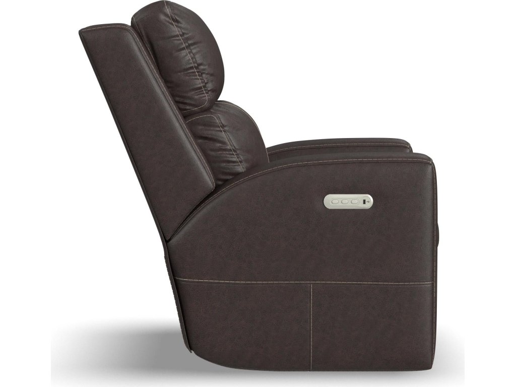 Score Leather Power Reclining Loveseat with Power Headrests & Lumbar - image 8