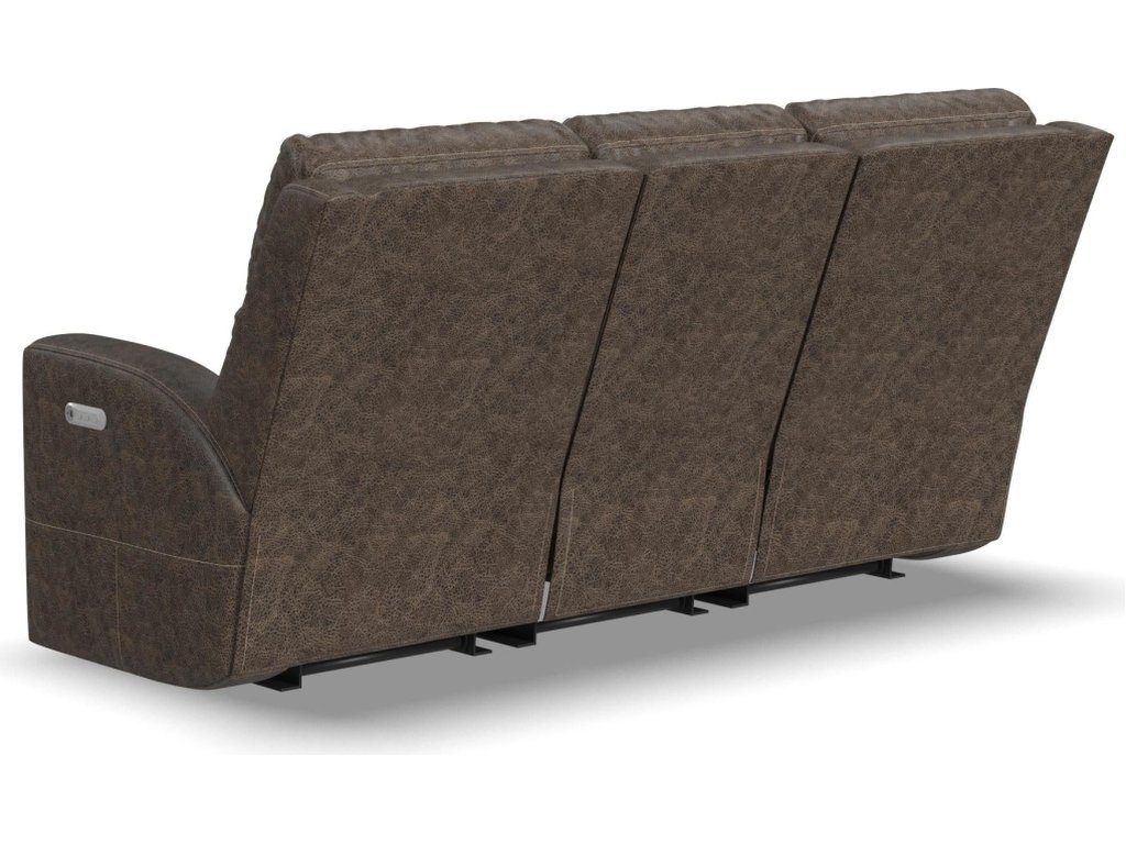 Score Leather Power Reclining Sofa with Power Headrests & Lumbar - image 12
