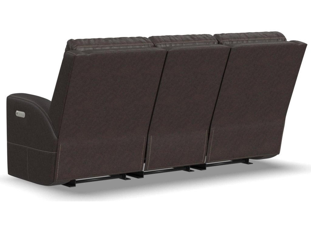 Score Leather Power Reclining Sofa with Power Headrests & Lumbar - image 13