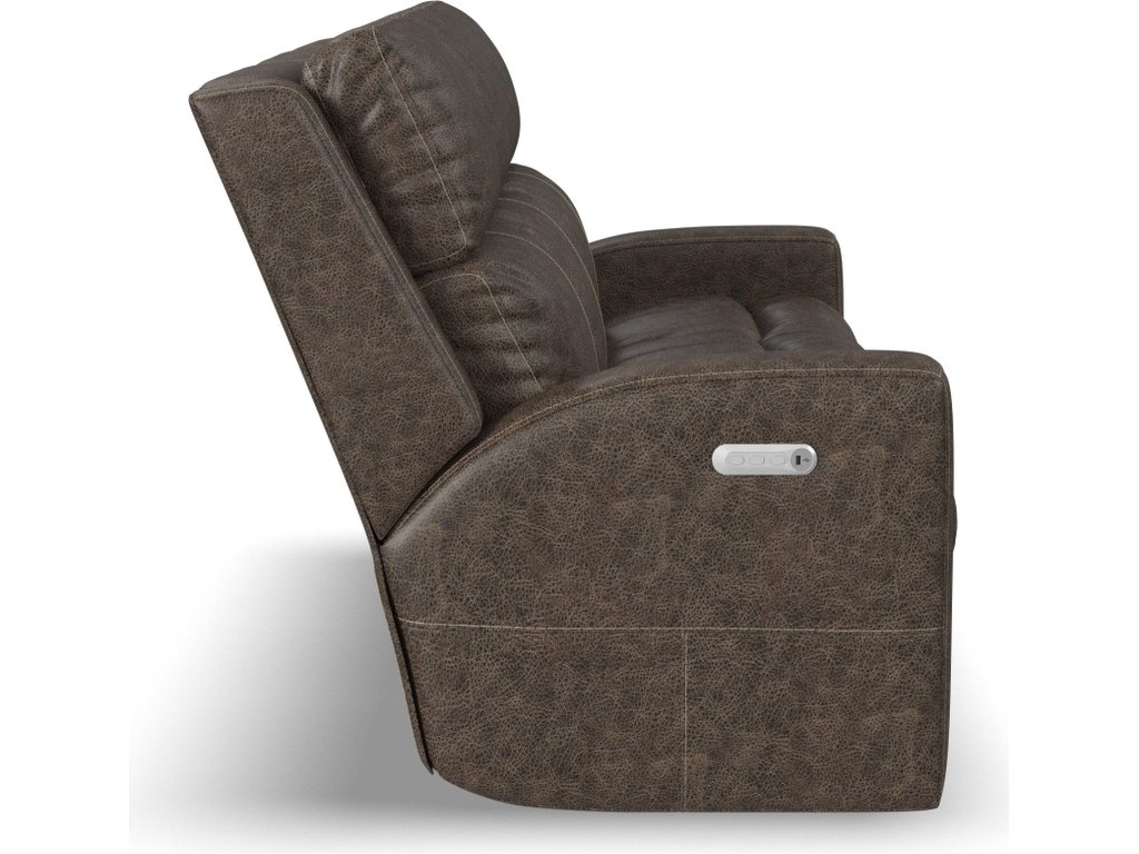 Score Leather Power Reclining Sofa with Power Headrests & Lumbar - image 3