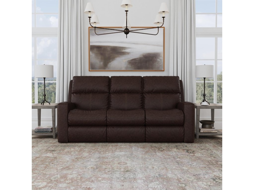 Score Leather Power Reclining Sofa with Power Headrests & Lumbar - image 4