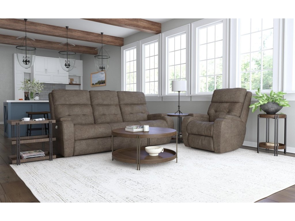 Strait Leather Power Reclining Sofa with Power Headrests - image 15