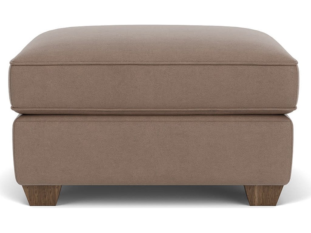 Carson Leather Ottoman - image 5