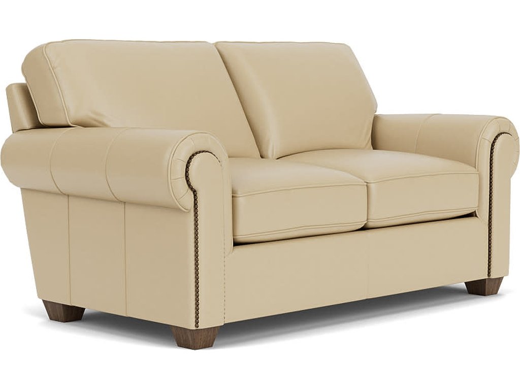Carson Leather Loveseat - main image