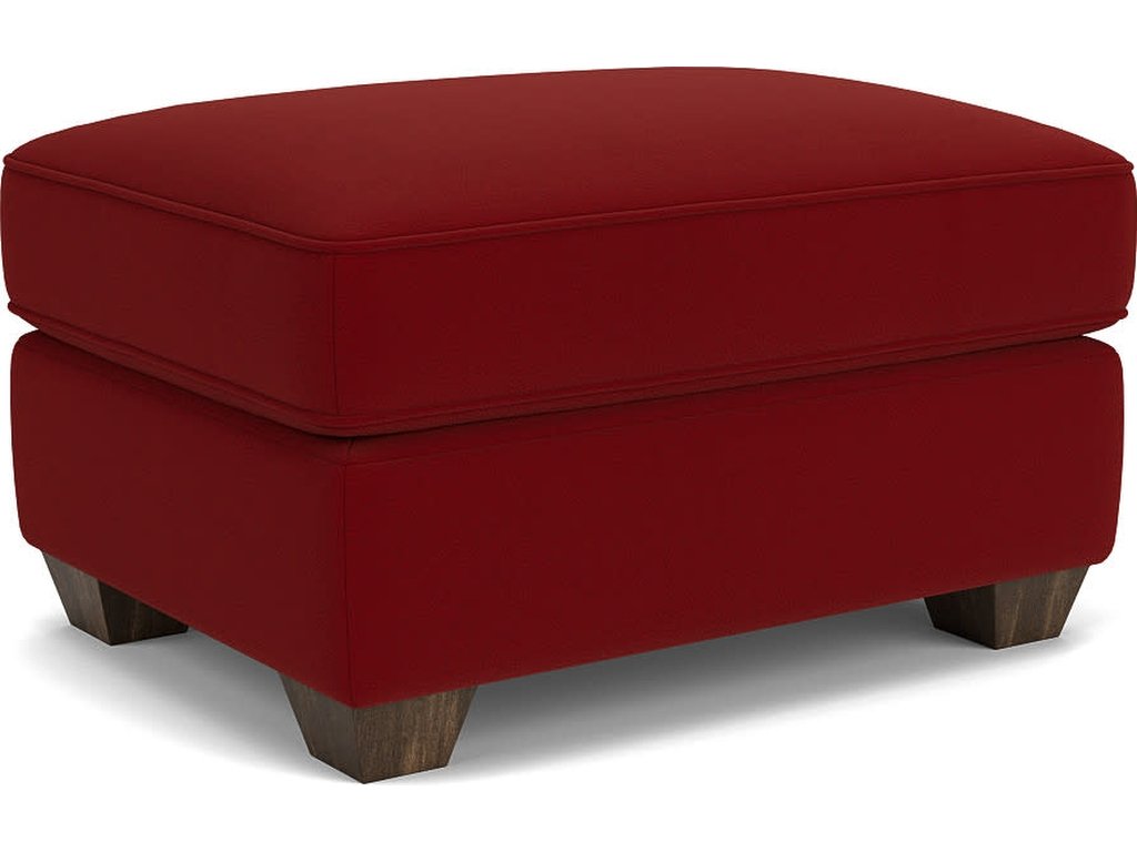 Carson Leather Ottoman - main image