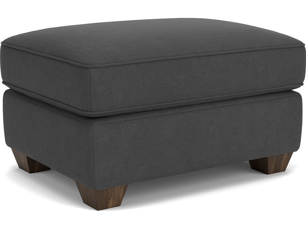 Carson Leather Ottoman - image 3