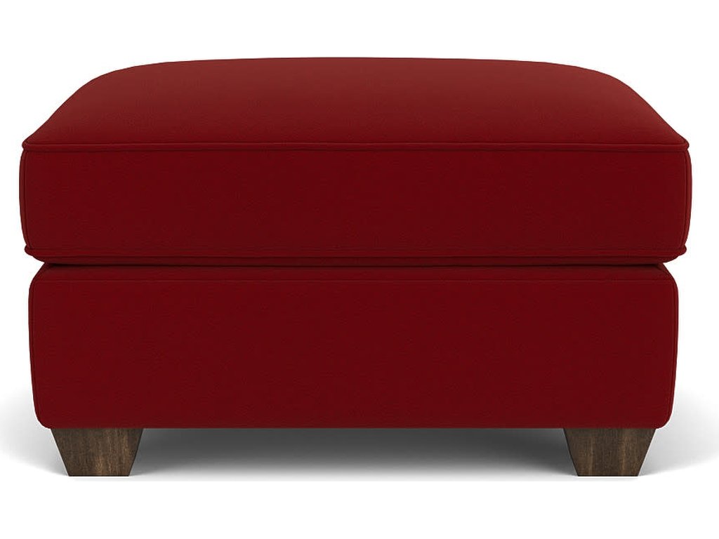 Carson Leather Ottoman - image 4
