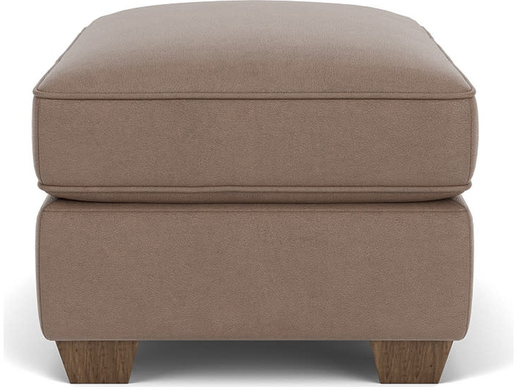 Carson Leather Ottoman - image 7