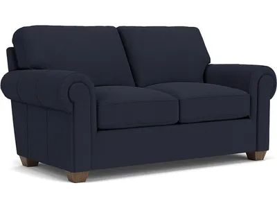 Carson Leather Loveseat