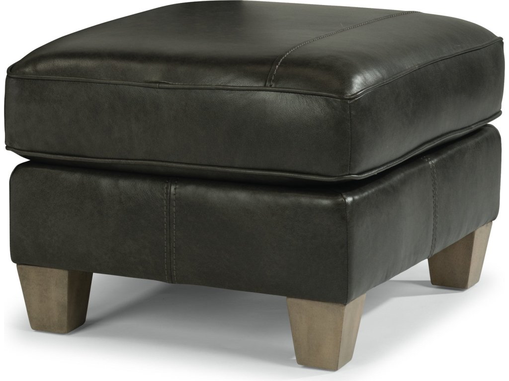 Dana Leather Ottoman - main image