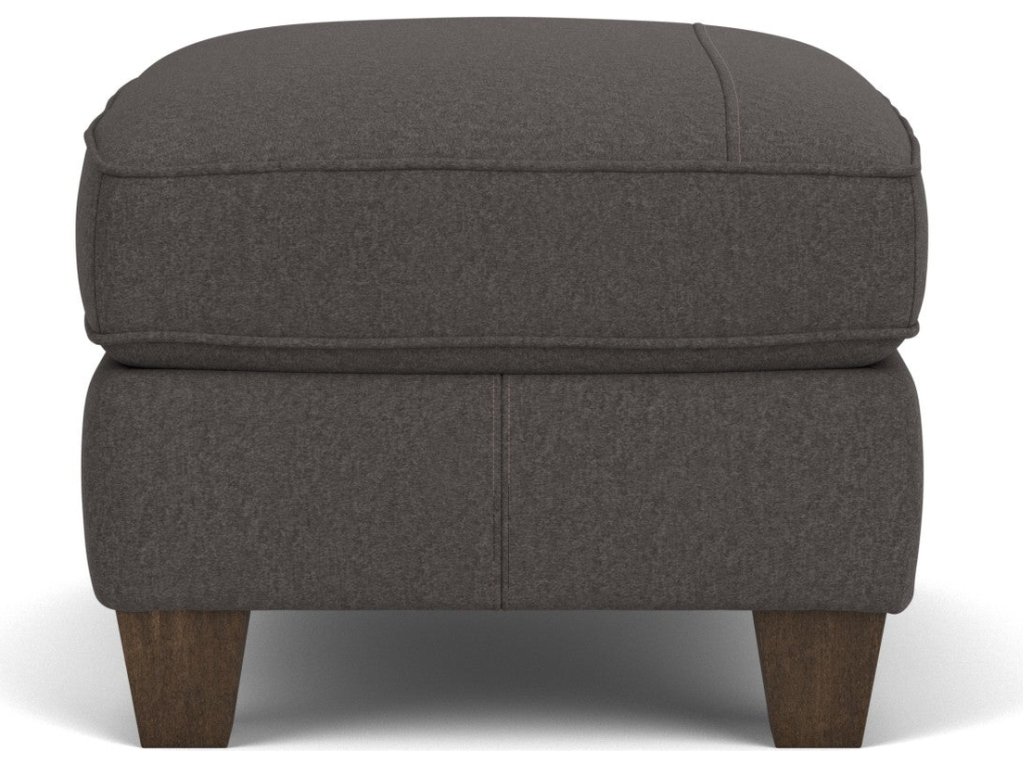 Dana Leather Ottoman - image 2