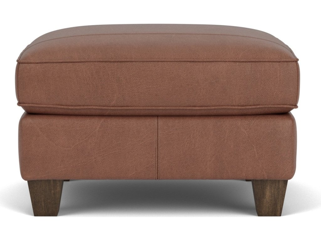 Dana Leather Ottoman - image 5