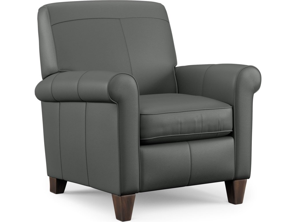 Dana Leather High-Leg Recliner - image 3