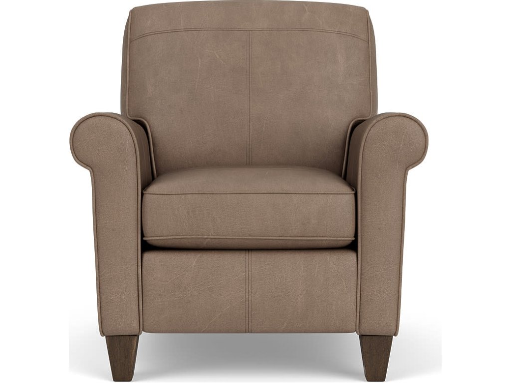 Dana Leather High-Leg Recliner - image 5