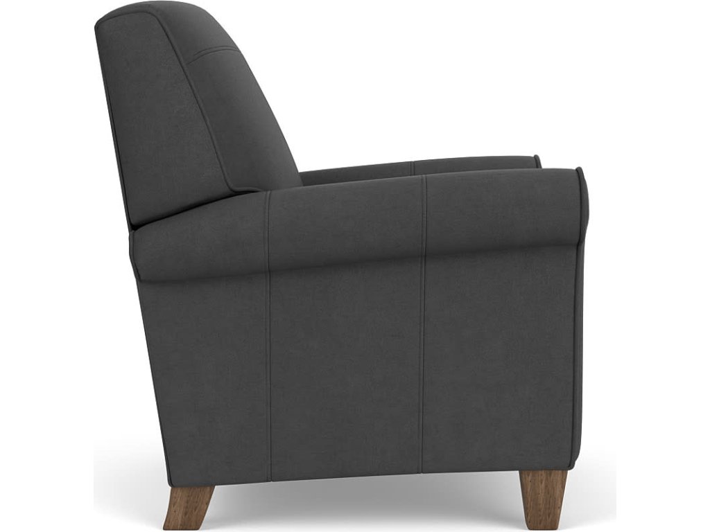 Dana Leather High-Leg Recliner - image 6