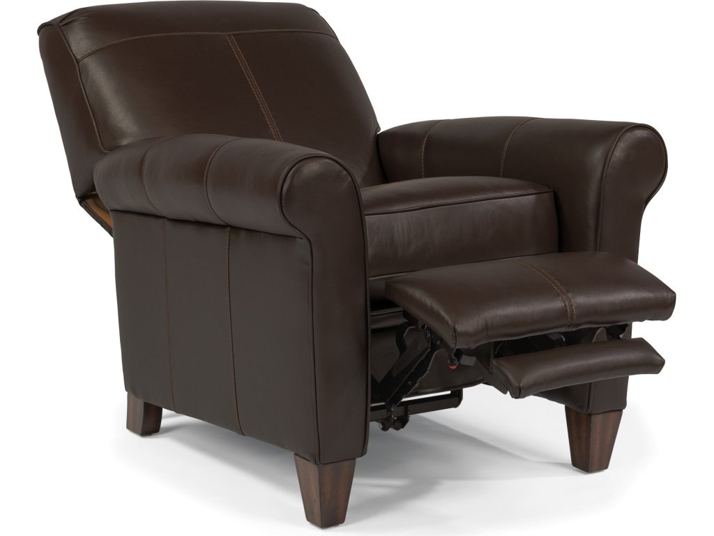 Dana Leather High-Leg Recliner - image 8