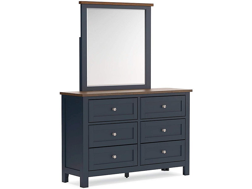 Landocken Twin Panel Headboard, Dresser and Mirror - image 2