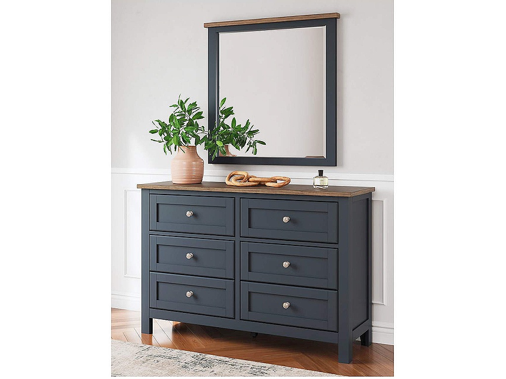 Landocken Twin Panel Headboard, Dresser and Mirror - image 11