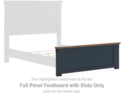 Landocken Full Panel Footboard with Slats