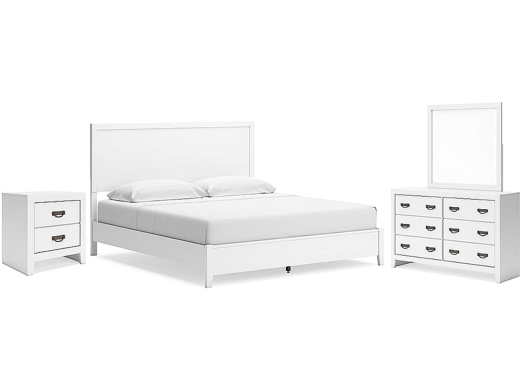 Binterglen King Panel Bed, Dresser, Mirror and Nightstand - main image