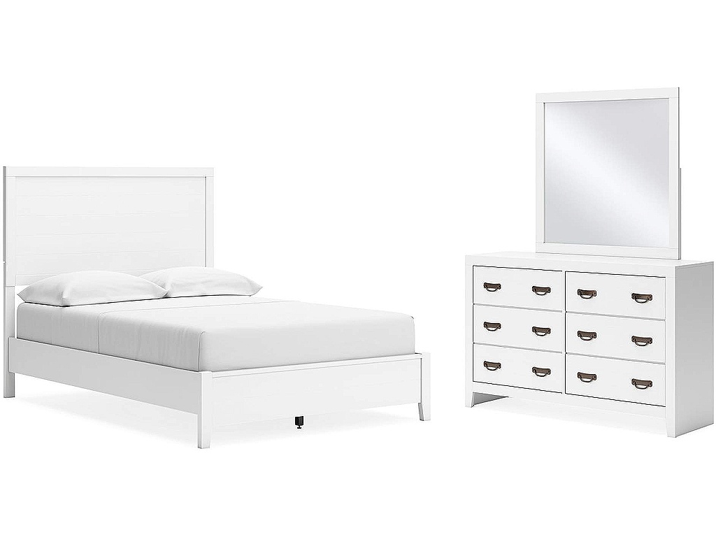 Binterglen Full Panel Bed, Dresser and Mirror - main image