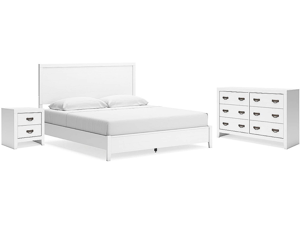 Binterglen King Panel Bed, Dresser and Nightstand - image 1