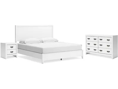 Binterglen King Panel Bed, Dresser and Nightstand - Alternative View