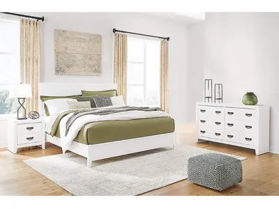Binterglen King Panel Bed, Dresser and Nightstand