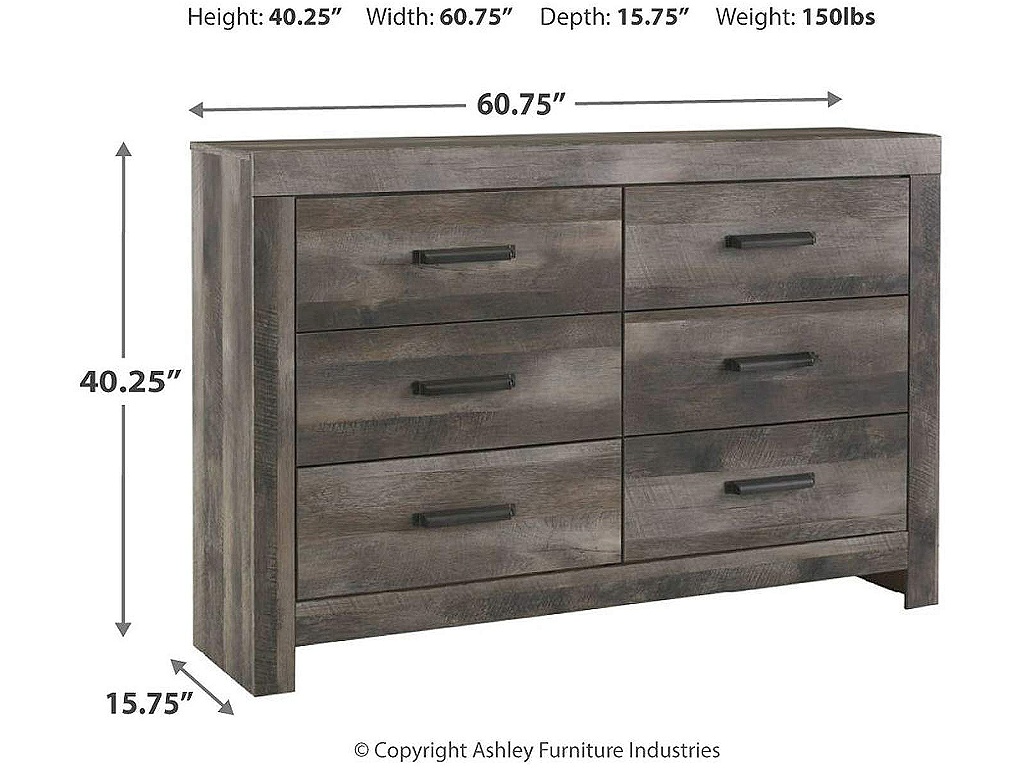 Wynnlow Twin Panel Bed, Dresser and Nightstand - image 7