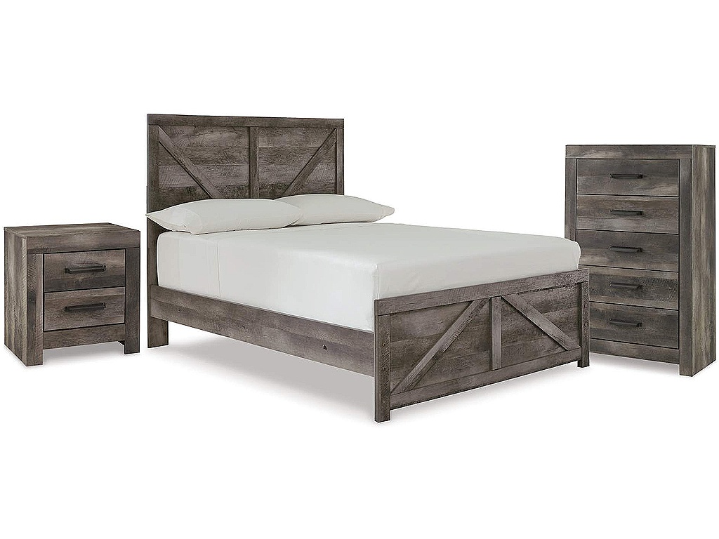 Wynnlow Full Panel Bed, Chest and Nightstand - main image