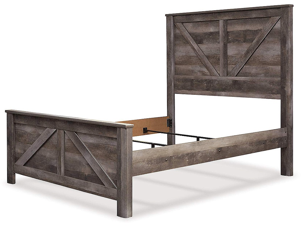 Wynnlow Queen Crossbuck Panel Bed - image 2