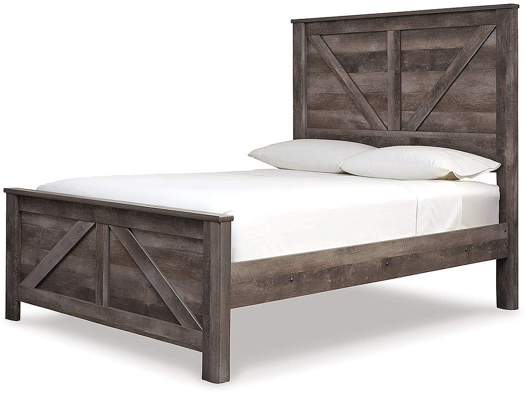Wynnlow Queen Crossbuck Panel Bed - image 4