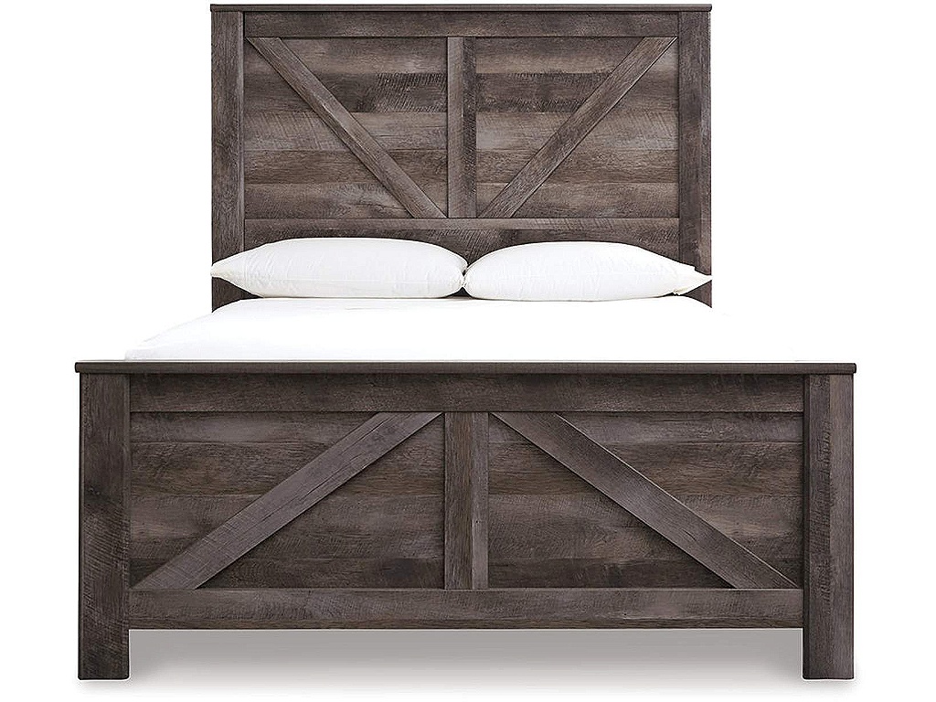 Wynnlow Queen Crossbuck Panel Bed - image 5