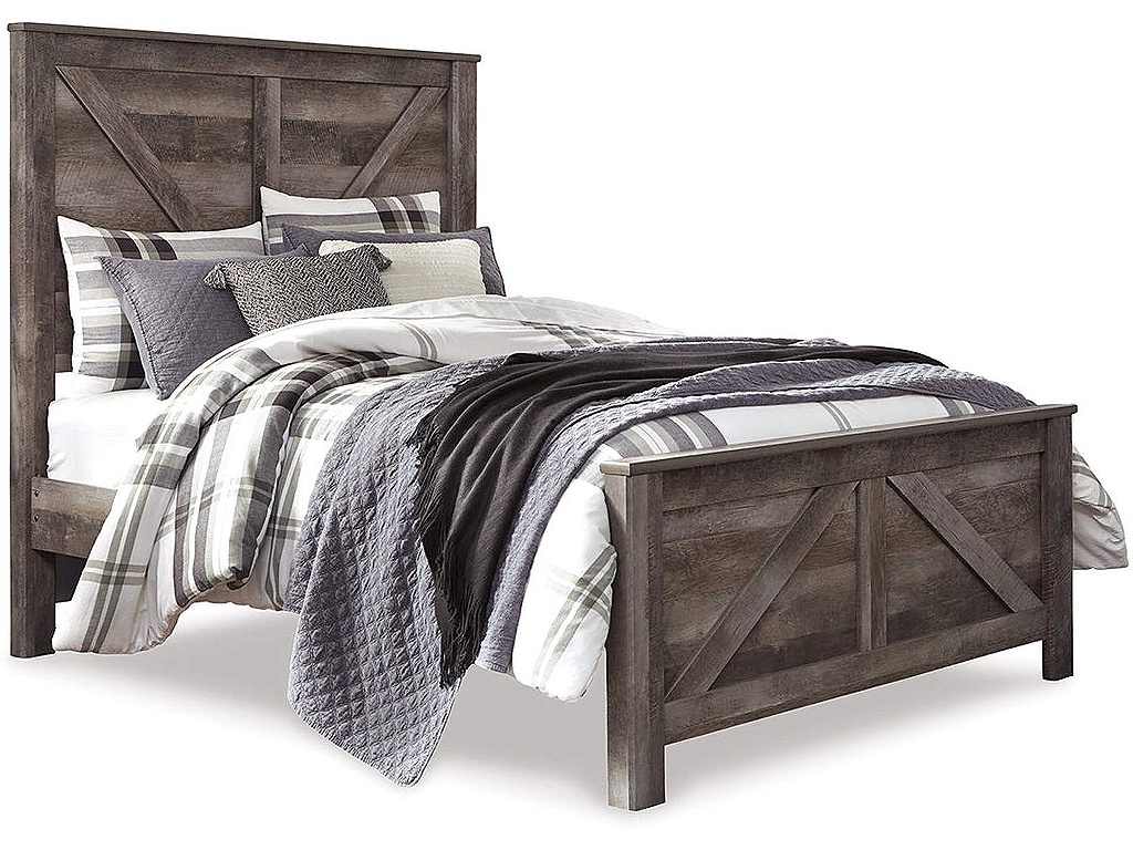 Wynnlow Queen Crossbuck Panel Bed - main image
